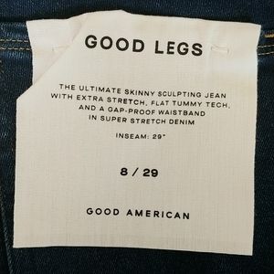 Good American Good Legs Denim Size 8